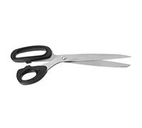 Spacnana Tijeras para Cuero de Acero Inoxidable, Hojas Largas de 10,2 Pulgadas, Cómodo Negro para Cortar Objetos Húmedos y Secos, Ideales para Sastrería Industrial y Barbacoa