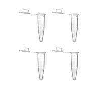 Spacnana Tubo de Ensayo Mirco de 500 Piezas, Tubo de Microcentrífuga de Escala Transparente de Superficie Esmerilada de Plástico de 1,5 Ml con Tapa a Presión, para Laboratorio