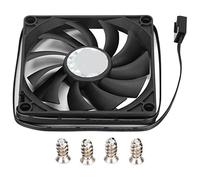 Spacnana Ventilador de Enfriamiento Ultra Delgada 4 Pin PWM Reglamento de Velocidad Inteligente Ventilador de Chasis con Bolsa de Tornillo para Chasis por Computadora