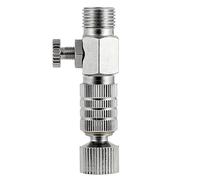 Spacnana Violación de Aerógrafo de Cubierta de Aerbrata del Flujo de Aire del Flujo de Aire de los Aerógrafos para con 4 Piezas en Acero Inoxidable 1/8 Pulgadas Aumentando Acero de