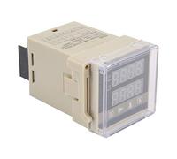 Spacnana ZN48 Relé de Tiempo Digital Multifunción 32 Modos CA 220 V con Temporizador de Retardo Contador de Ciclo y Memoria de Falla de Energía para Control de Sensor Industrial