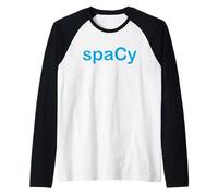 Spacy Programming Logo PNL AI ML PNL - AI/ML - Código Abierto Camiseta Manga Raglan