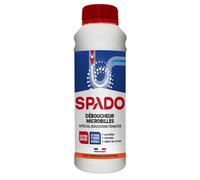 SPADO - Desatascador de tuberías - Microbolas de agua fría - Todas las tuberías - Acción sobre tapones tenaces - 500 g
