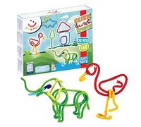 spaghetteez Juguetes antiestrés para niños a Partir de 4 años, Kit de Manualidades Educativo Montessori para niños y niñas, Palos de construcción para Manualidades en un Juego de 70 Piezas