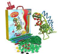 spaghetteez Twist-A-Saurus Rex - Flexible and Connectable Dinosaur Building Kit for Kids - Fun and Educational Toy - Develops Creativity, Stem Skills, and Fine Motor Abilities- Ideal for Age 5+