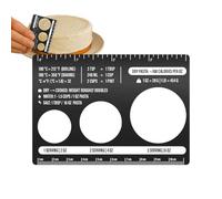 Spaghetti Measuring Tool - Stainless Steel, Noodle Measure Ruler | Pasta Measuring Tool for Portion Control | Suitable for Noodles, Rice Noodles, Italian Pasta | Ideal for Dormitory, Apartment,