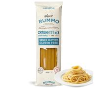 Spaghetti Rummo Nº3, Pasta Italiana, Pasta alimenticia con harina de arroz integral y maíz, Sin gluten, Puede contener trazas de soja y altramuces, 1 Paquete de 400 gr