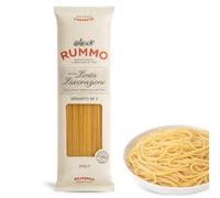 Spaghetti Rummo Nº3, Pasta Italiana, Pasta alimenticia de sémola de trigo duro, Contiene gluten, Puede contener trazas de soja, 1 Paquete de 500 gr