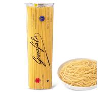 Spaghettini Garofalo de 500 gr, Pasta Italiana, Spaghetti de sémola de trigo duro, Contiene gluten, Puede contener trazas de soja, Tiempo de cocción 6 minutos, 1 Paquete de 500 gr