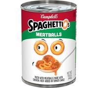 SpaghettiOs Canned Pasta with Meatballs, Healthy Snack for Kids and Adults, 15.6 OZ Can