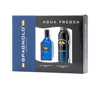 SPAGNOLO - Agua Fresca, Perfume 75 ml + Desodorante en Spray 200 ml, Estuche Regalo Hombre, Pack Spagnolo Agua Fresca, Masculino, Fresco, Desenfadado y Dinámico, Esencia de Larga Duración