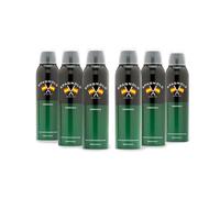 SPAGNOLO - Esencia Pack de 6 x 200 ml, Desodorante Hombre Spray, Desodorante para Todo Tipo de Piel, Protección de Larga DuraciónDeodorant Hombre, Fragancia Fougère Amaderada