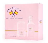 SPAGNOLO - Esencia Woman 75 ml + 30 ml, Estuche de Regalo Mujer Colonia, Colonia Mujer, Perfume Formato Spray, Eau de Toilette Natural y Femenina, Aroma Floral Afrutado, Fragancia Fresca y Duradera