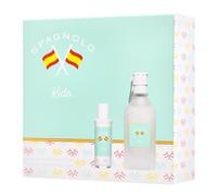 SPAGNOLO - Kids 75 ml + 12 ml, Estuche de Regalo Niño, Colonia Niños, Perfume Formato Spray, Eau de Toilette Natural y Fresco, Aroma Almizclado Floral, Fragancia Fresca, Enérgica y de Larga Duración