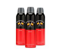 SPAGNOLO - Sport Pack de 3 x 200 ml, Desodorante Hombre Spray, Desodorante para Todo Tipo de Piel, Protección de Larga DuraciónDeodorant Hombre, Fragancia Amaderada Especiada