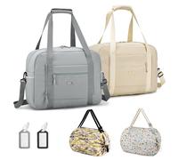 SPAHER 2X Bolsa de Viaje 40x30x20 Wizzair Vueling Equipaje de Mano Bolsa de Deporte Gimnasio Impermeable Bolsos Maternidad Hospital Fin Semana Mujer Hombres Gym Cabin Bag con Bolsillo Húmedo