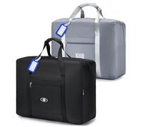 SPAHER 2X Bolsas de Viaje Plegable 55 x 40 x 20 Tui Airways Lufthansa Equipaje de Mano Bolsa de Cabina Maletas Viaje Bolsas para Viaje Bolso Maternidad Hospital Bolso Equipaje 45L