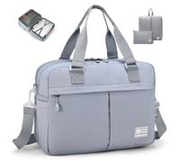 SPAHER Ampliable Bolsa de Viaje British Airways 40x30x15 a 40x30x25 Eurowings Wizzair Equipaje de Mano Bolsa de Deporte Bolsos Maternidad Hospital Bolsas de Fin Semana Mujer con Bolsos de Zapatos