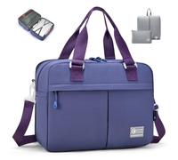 SPAHER Ampliable Bolsa de Viaje British Airways 40x30x15 a 40x30x25 Eurowings Wizzair Equipaje de Mano Bolsa de Deporte Bolsos Maternidad Hospital Bolsas de Fin Semana Mujer con Bolsos de Zapatos