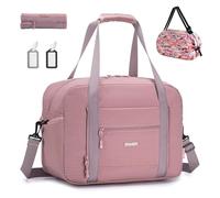 SPAHER Bolsa de Viaje 40x30x20 Wizzair Vueling Equipaje de Mano Bolsa de Deporte Gimnasio Impermeable Bolsos Maternidad Hospital Fin Semana Mujer Hombres Gym Bag Cabin Duffle Bag Rosa