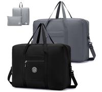 SPAHER Bolsas de Viaje Plegable 55x40x20 Tui Airways Lufthansa 45L Plegable Equipaje de Mano Cabina Bolsa de Deporte para Viaje Maternidad Hospital Bolso Equipaje Germanwings Impermeable