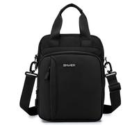 SPAHER Bolso Bandolera Grande para Hombre - Caballero Mariconera para 11" iPad - Negocios, Uso Diario y Viajes