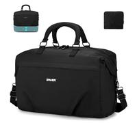 SPAHER Expandible Plegable Bolsa de Viaje Cabina Avion Grande con Bolsillo Húmedo Equipaje de Mano 40L Bolsos Maternidad Fin Semana Mujer Bolsa de Deporte Gimnasio Impermeable Travel Duffle Bag