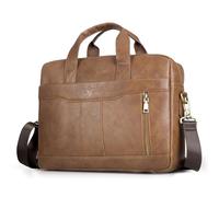 SPAHER Maletín para ordenador de hombre de 15,6 pulgadas, piel sintética, bolso bandolera para hombre