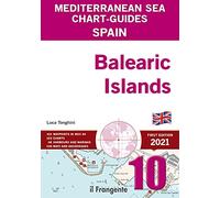 Spain. Balearic Islands. Mediterranean sea chart-guide (Portolano cartografico)
