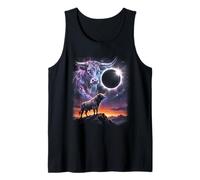 Spain Eclipse Solar Total 2026 Bull August 12 90s Vintage Camiseta sin Mangas
