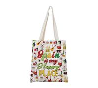 Spain Lover Gift Spain Is My Happy Place - Bolsa de mano, regalo de vacaciones en S-pain G-ift para viajeros, Spaintote