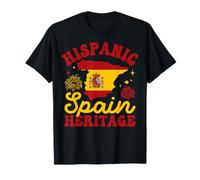 Spain Pride Flag Hispanic Heritage Month Camiseta