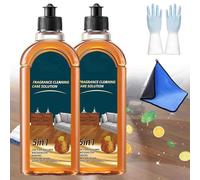 Spainho Floor Cleaner, 500ml Spainho 5 in 1 Floor Cleaner, Aucosh FloorCleanerfor Wood, Tile Floors, Powerful Decontamination FloorCleaner, Natural Shine, Effortlessly Clean Your Flooring (2Pcs)