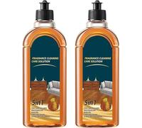 Spainho Floor Cleaner - Aucosh Floor Cleaner, 5 in 1 Fragrance Cleaning Care SolutionDual-Action Stain & Odor Natural Shine For Mopping Home, Bathroom, & Kitchen (2 Pcs)