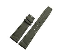 SPAKAMTZTK 20 mm de 21 mm 22 mm La banda de reloj de tela de lona de nylon compatible for IWC Compatible for piloto Spitfire Time Time Gun Strap Cinturas negras de negro Corturas de pulsera de pulsera