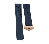 SPAKAMTZTK 20 mm de 22 mm de goma de silicona de silicona correa for pulsera impermeable de la banda de reloj compatible for ETIQUETA Compatible for Guarda Compatible for MÓNACO Correa correa de reloj