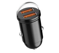 SPAKAMTZTK Cargador de coche mini QC3.0 PD 100 W/200 W, 12-24 V, carga rápida, USB tipo C, compatible for Xiaomi, for Samsung for Huawei encendedor(200W 2 USB)