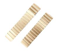 SPAKAMTZTK Cinturón de pulsera de muñeca magnética de metal de acero inoxidable 20 mm de 20 mm compatible for Ticwatch Pro 3 2021 /GTX Mira la banda compatible for Ticwatch E3/GTH correa de reloj(Gold
