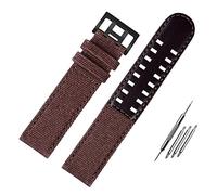 SPAKAMTZTK Fondo De Cuero De Lona H760250 H68201993 H7060596 Nylon Watchband Fit For Seiko Men Sport Strap 20 Mm 22 Mm Compatible For Hamilton Compatible For Watch De Campo Caqui correa de reloj(Brown
