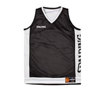 Spalding Camiseta de Tirantes Reversible para Hombre, Negro/Blanco, XXL, Negro