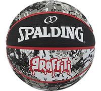 Pelota de baloncesto spalding black red graffiti sz7 7