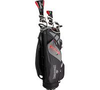 Spalding Juego de Palos ejecutivos, Hombres, Rojo/Negro, Complete Golf Club Set