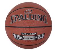 Spalding - Max Grip - Baloncesto - Talla 6 - Baloncesto - Balón certificado - Balón de baloncesto compuesto - Exterior - Antideslizante - Excelente agarre - Peso y tamaño oficiales