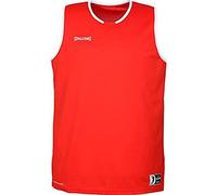SPALDING Move Tank Top Red/White XXL Camiseta, Unisex Adulto, Rojo/Blanco