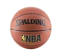 Spalding NBA Street - Balón de Baloncesto (Talla 7), Color Negro, Color Naranja, tamaño Official Size 7 (29.5")
