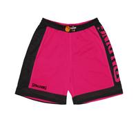 Spalding - Pantalones Cortos Reversibles - Pantalones Cortos de Baloncesto - Fucsia/Negro - Ropa Deportiva - Deportes - Transpirable, Negro