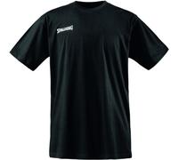 SPALDING Promo tee Black M Camiseta, Unisex Adulto, Negro