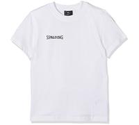 SPALDING Promo tee White 140 Camiseta, Unisex NIÑO, Blanco