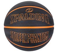 Spalding - Street Phantom- Balón de baloncesto - Tamaño 7 - Baloncesto - Balón certificado - Caucho - Exterior - Naranja - Antideslizante - Excelente agarre - Extremadamente resistente