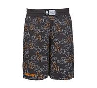 SPALDING Street Single Shorts Black/Orange XL